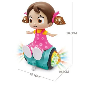 دختر نشسته موزیکال Musical Sitting Girl Doll_اسباب بازی